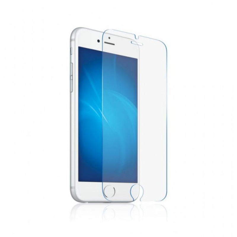 Защитное стекло для iPhone 6 Plus/6S Plus/7 Plus/8 Plus (прозрачное) 2D (тех.пак.)