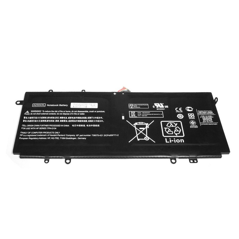 Аккумулятор для ноутбука HP 14-q000 (14-G1) Chromebook Series. 7.5V 6750mAh PN: 738075-421, A2304XL, HSTNN-LB5R