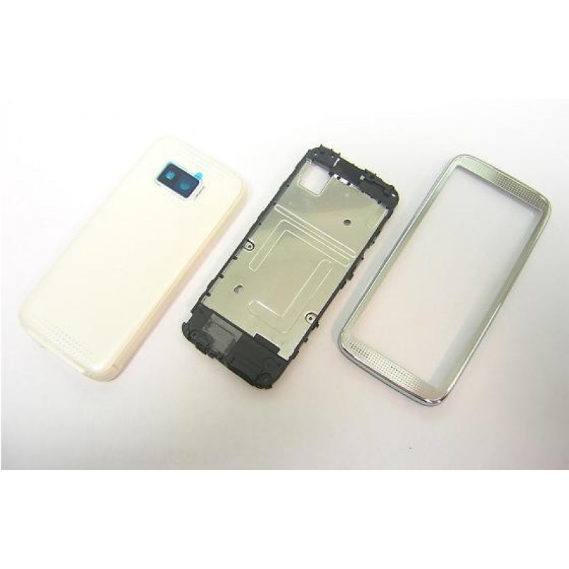 Корпус для Nokia 5530 + средняя часть + стилус (белый)