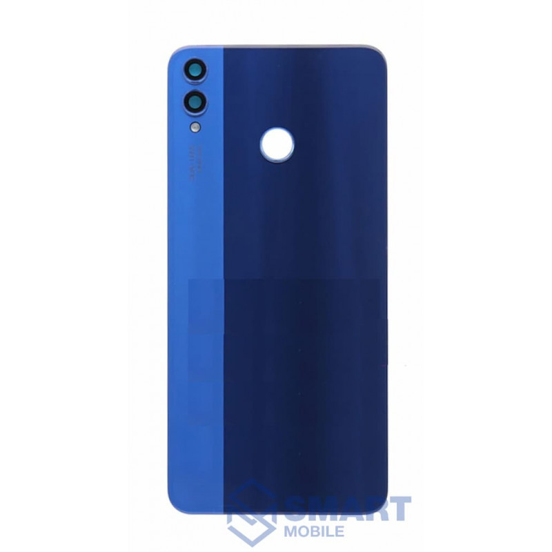 Задняя крышка для Huawei Honor 8X (синий) + стекло камеры + Premium