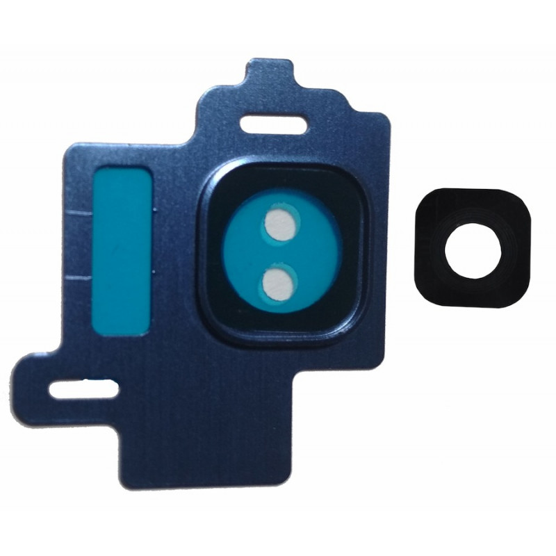Стекло камеры для Samsung Galaxy G950F S8 + рамка (синий)