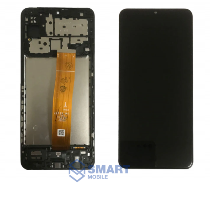 Дисплей для Samsung Galaxy M127F M12 + тачскрин в рамке (черный) сервисный 100%