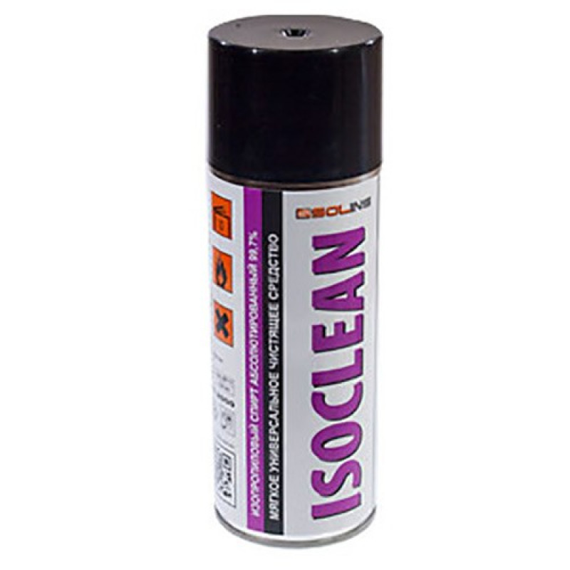 Спрей-очиститель Isoclean (изопропанол) (solins) 400мл