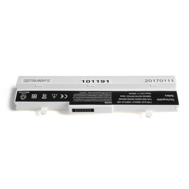 Аккумулятор для ноутбука Asus Eee PC 1005,1101, R1001, R1005, R101, R105 Series. 10.8V 4400mAh PN: AL32-1005, ML31-1005 Белый