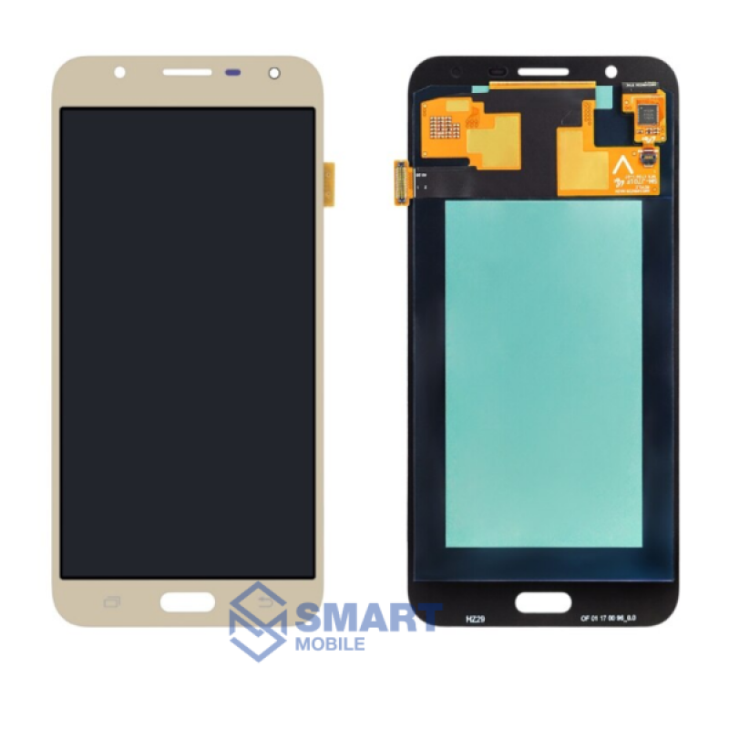 Дисплей для Samsung Galaxy J701F J7 Neo + тачскрин (золото) (OLED) полноразмерный
