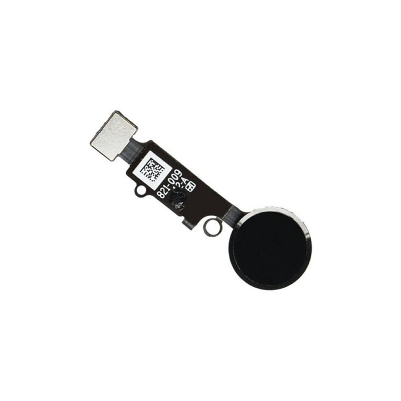 Шлейф для iPhone 7/7 Plus/8/8 Plus/SE (2020) + кнопка "Home" (сенсорная) (черный) Premium