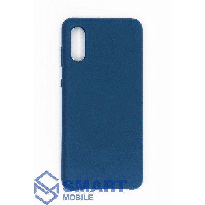 Чехол для Samsung Galaxy A022G A02/M025 M02 "Silicone Cover" (синий)