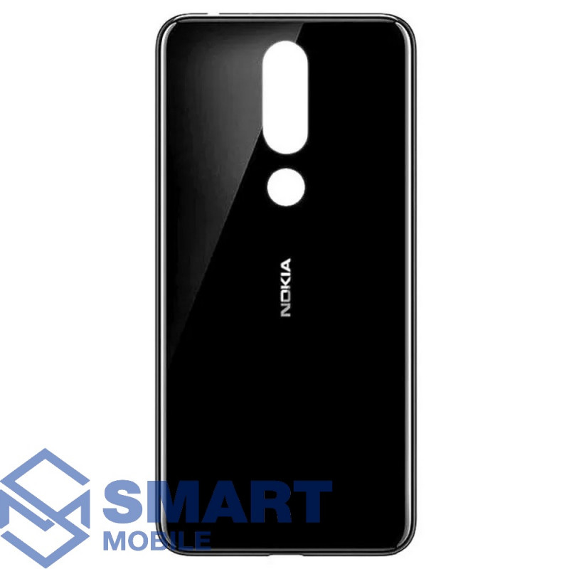 Задняя крышка для Nokia 5.1 Plus (черный)