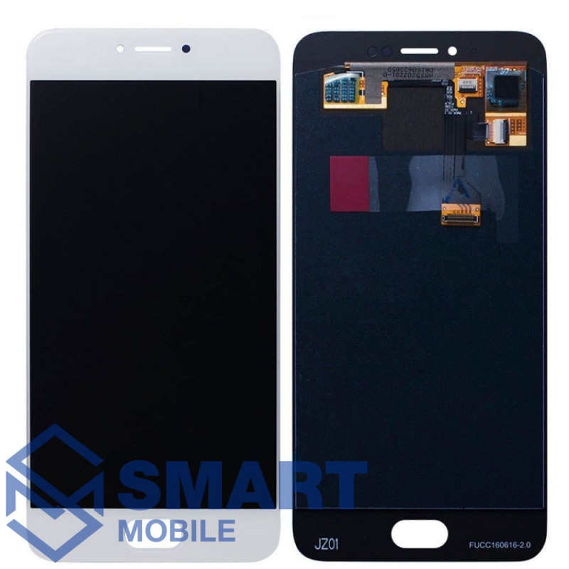 Дисплей для Meizu Pro 6/Pro 6S (M570H) + тачскрин (белый) (100% LCD)