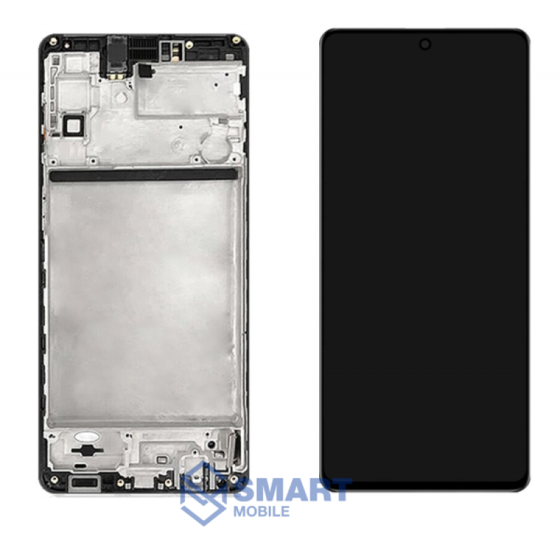 Дисплей для Samsung Galaxy M515F M51 + тачскрин в рамке (черный) сервисный 100%