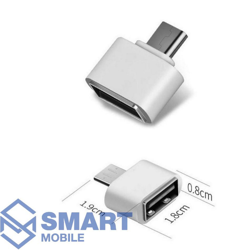 USB-OTG Micro (KXS001) (белый)