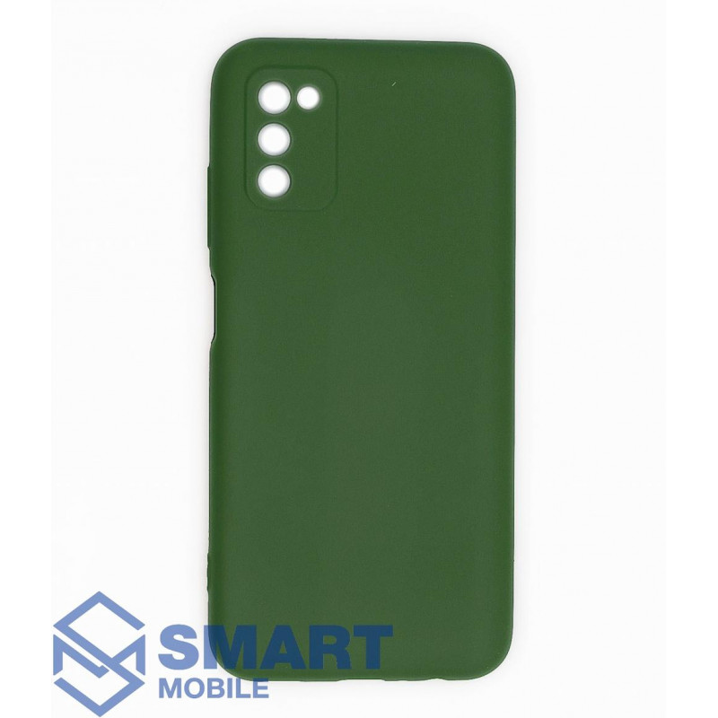 Чехол для Samsung Galaxy A037F A03s "Silicone Cover" 360° (темно-зеленый)