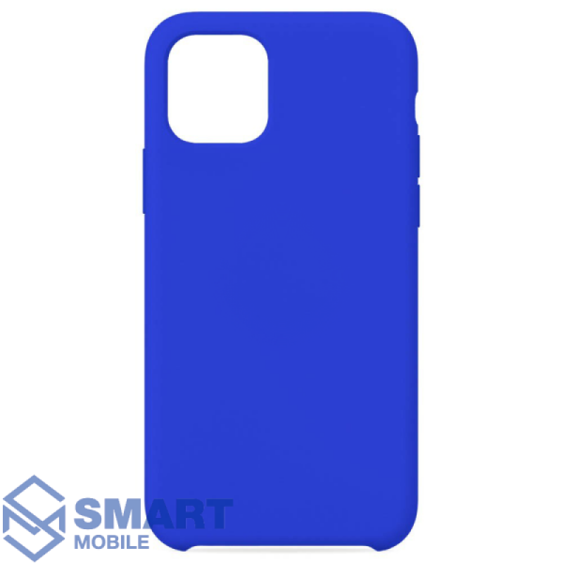Чехол для iPhone 11 Pro "Silicone Case" (ярко-синий) с лого