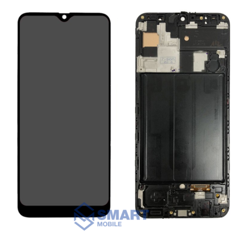 Дисплей для Samsung A505F Galaxy A50/A507F Galaxy A50S + тачскрин + рамка (черный) (OLED) полноразмерный