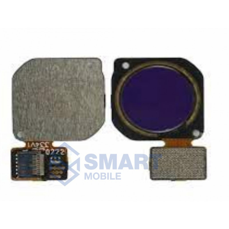 Шлейф для Huawei Y6p + сканер отпечатка пальца (фиолетовый)