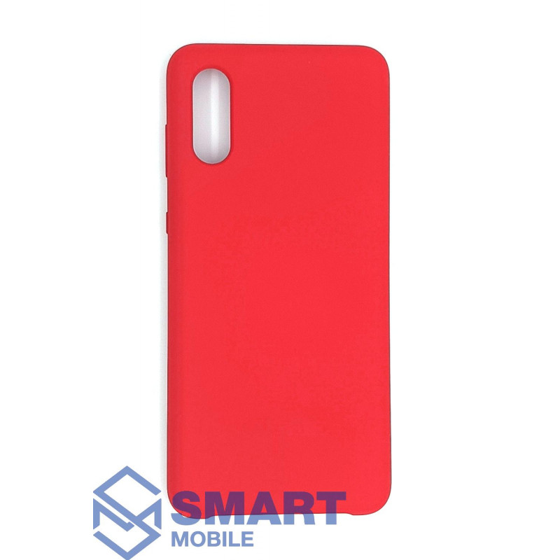 Чехол для Samsung Galaxy A022G A02/M025 M02 "Silicone Cover" (красный)