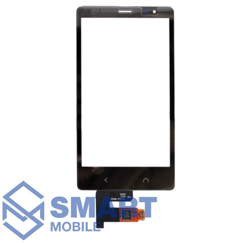 Тачскрин для Nokia X2 Dual SIM/RM1013 (черный) Premium
