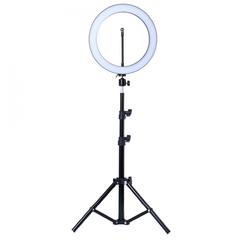 Лампа кольцевая для фото RK40 (28 см) + штатив (210см)