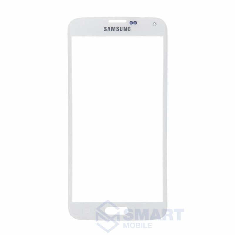 Стекло для переклейки Samsung Galaxy G900F S5 (белый)