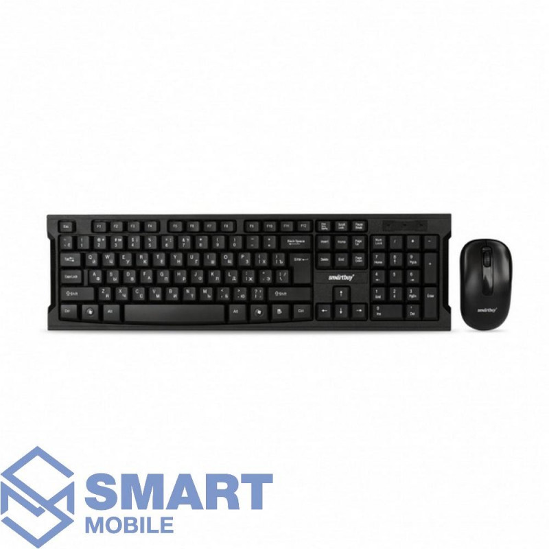 Беспроводной комплект клавиатура + мышь SmartBuy One (SBC-116377AG-K) (черный) 