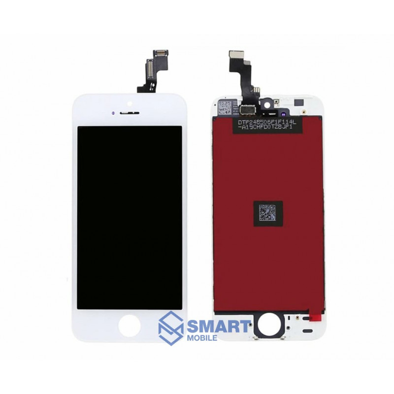 Дисплей для iPhone 5S/SE + тачскрин в рамке (белый) AAA (Premium) 