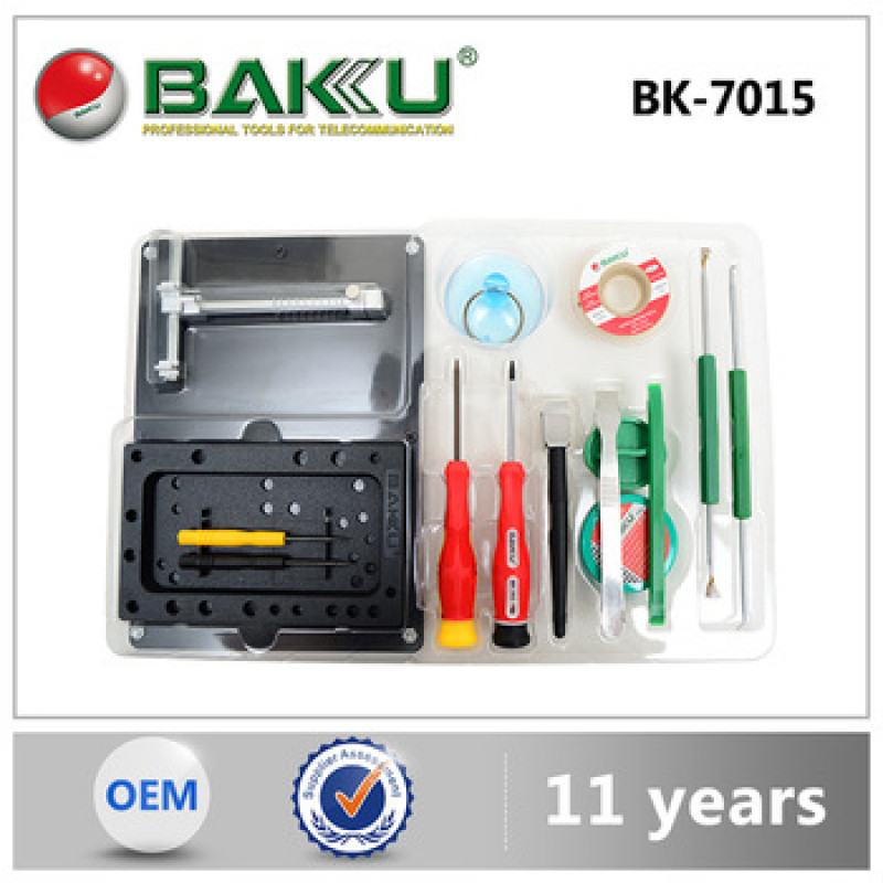 Набор инструментов Baku BK7015 (монтажный стол, держатель плат, отвертки для iPhone/iPad/iMac)