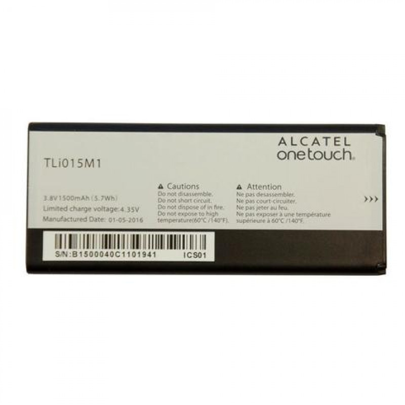 Аккумулятор для Alcatel OT4034D Pixi 4 (TLi015M1) (1500 mAh), AAA