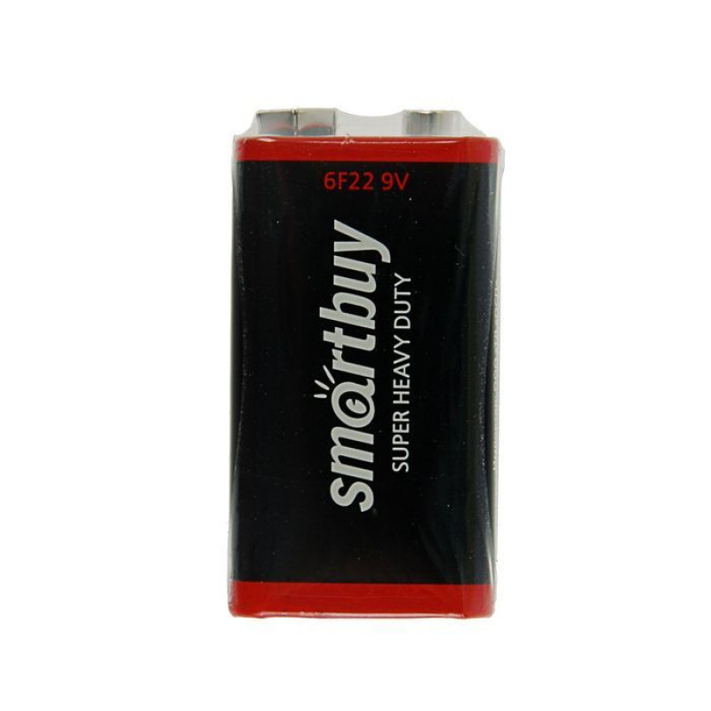 Батарейка Smartbuy 6F22/1B (SBBZ-9V01B) солевая крона 