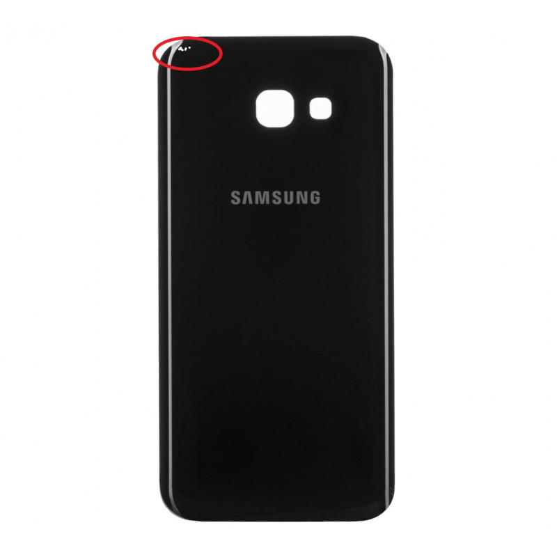 Задняя крышка для Samsung Galaxy A320F A3 (2017) (черный) незначительный дефект (расслоение)