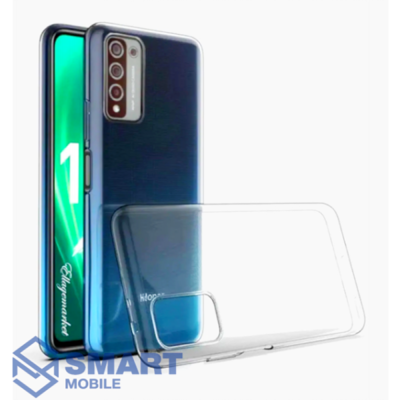 Чехол для Huawei Honor 10X Lite/Huawei P Smart (2021)/Huawei Y7a (2020) силиконовый (прозрачный)