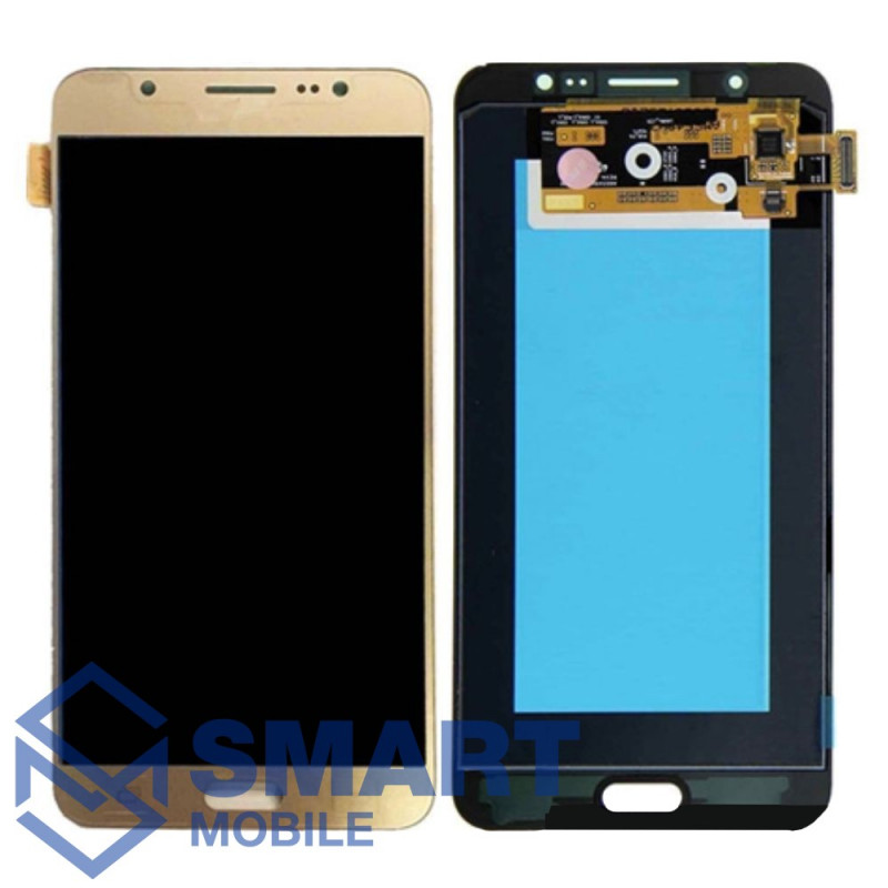 Дисплей для Samsung Galaxy J710F J7 (2016) + тачскрин (золото) (OLED) полноразмерный