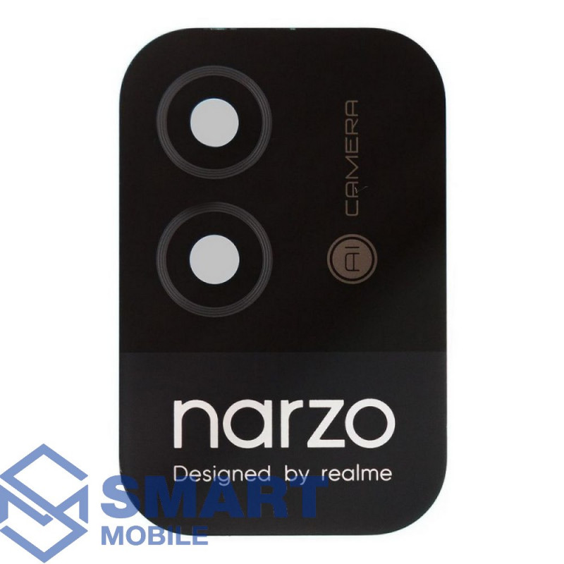 Стекло камеры для Realme Narzo 50i (черный)