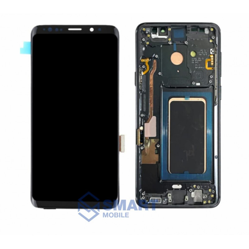 Дисплей для Samsung Galaxy G960F S9 + тачскрин в рамке (серый) сервисный 100%