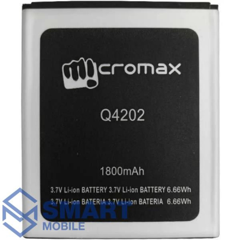 Аккумулятор для Micromax Q4202 (1800 mAh), AAA