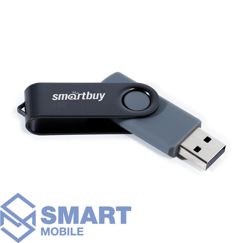 USB флеш-накопитель 4GB Smartbuy Twist USB 2.0/3.0 (черный) (SB004GB2TWK)