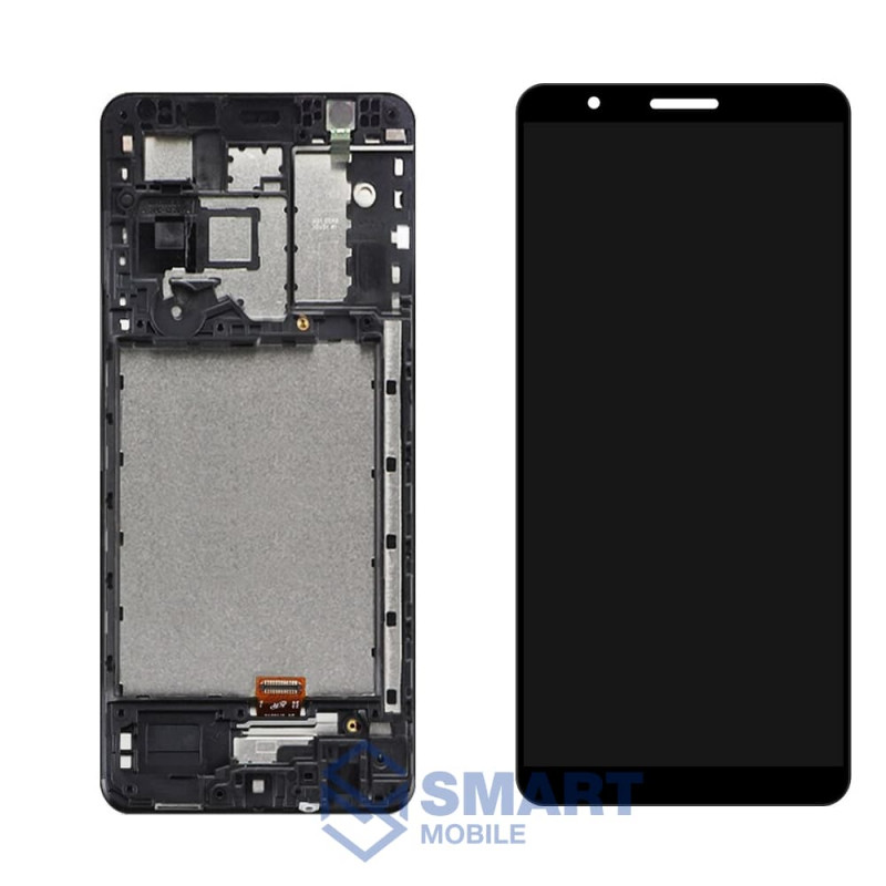 Дисплей для Samsung Galaxy A013F A01 Core + тачскрин в рамке (черный) (100% LCD)