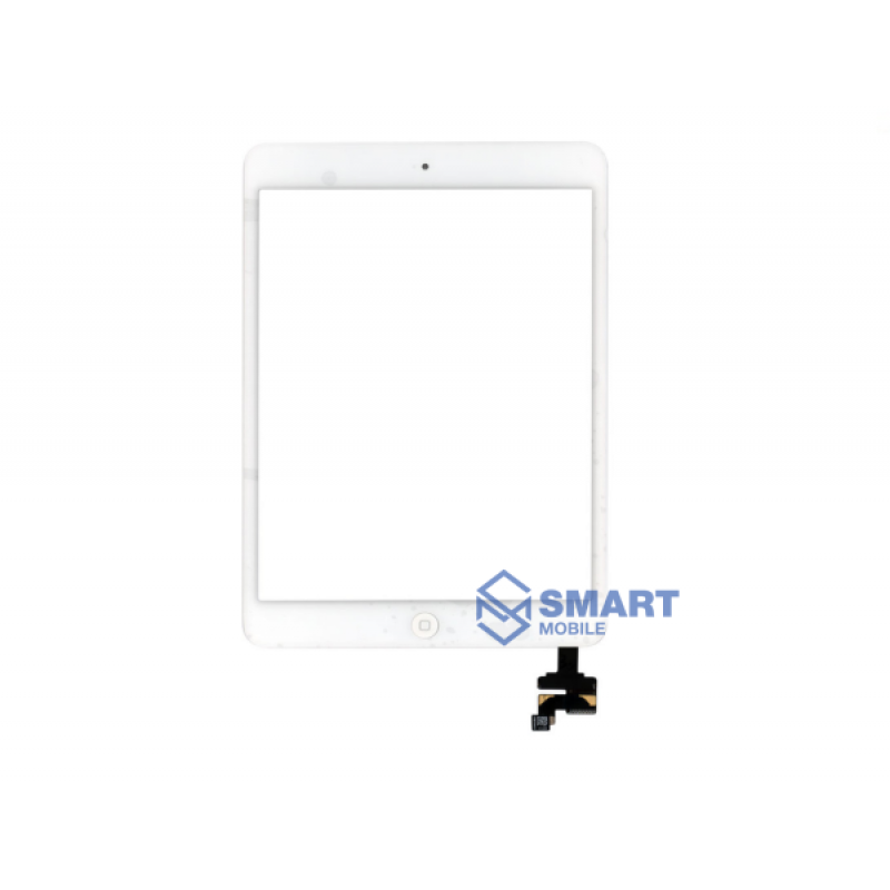 Тачскрин для iPad Mini/Mini 2 (с разъемом) + кнопка "HOME" (белый)