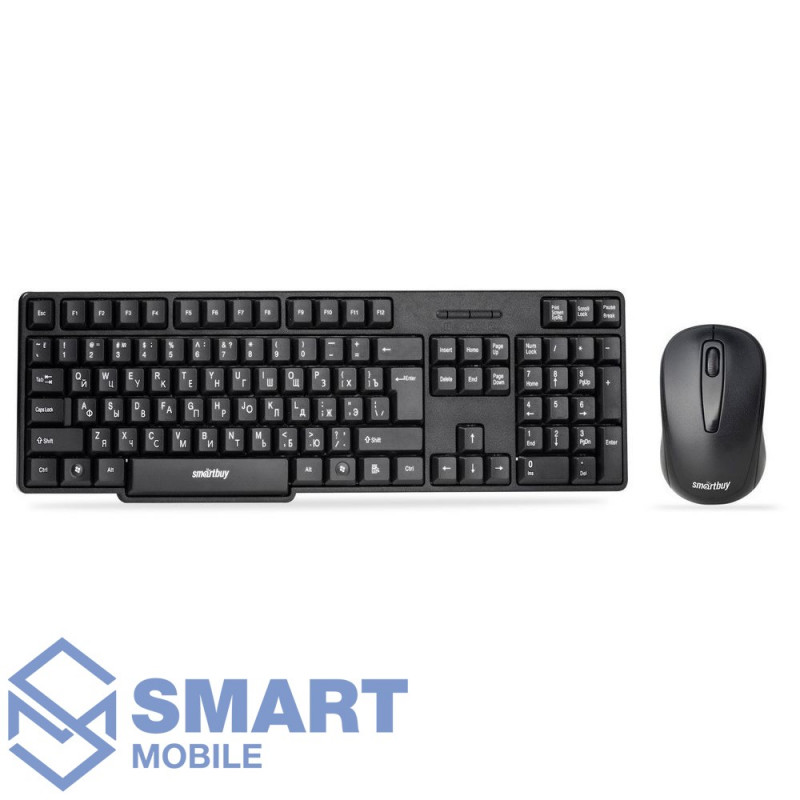 Беспроводной комплект клавиатура + мышь SmartBuy One (236374AG-K) (черный)