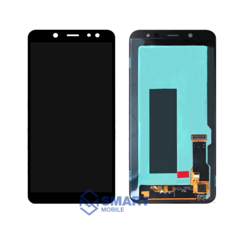 Дисплей для Samsung Galaxy A600F A6 (2018)/J600F J6 (2018) + тачскрин (черный) сервисный 100%