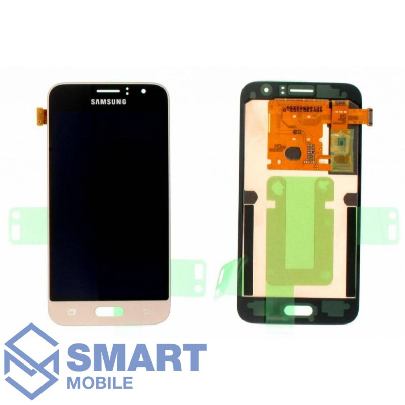 Дисплей для Samsung J120F Galaxy J1 (2016) + тачскрин (золото) (OLED) 