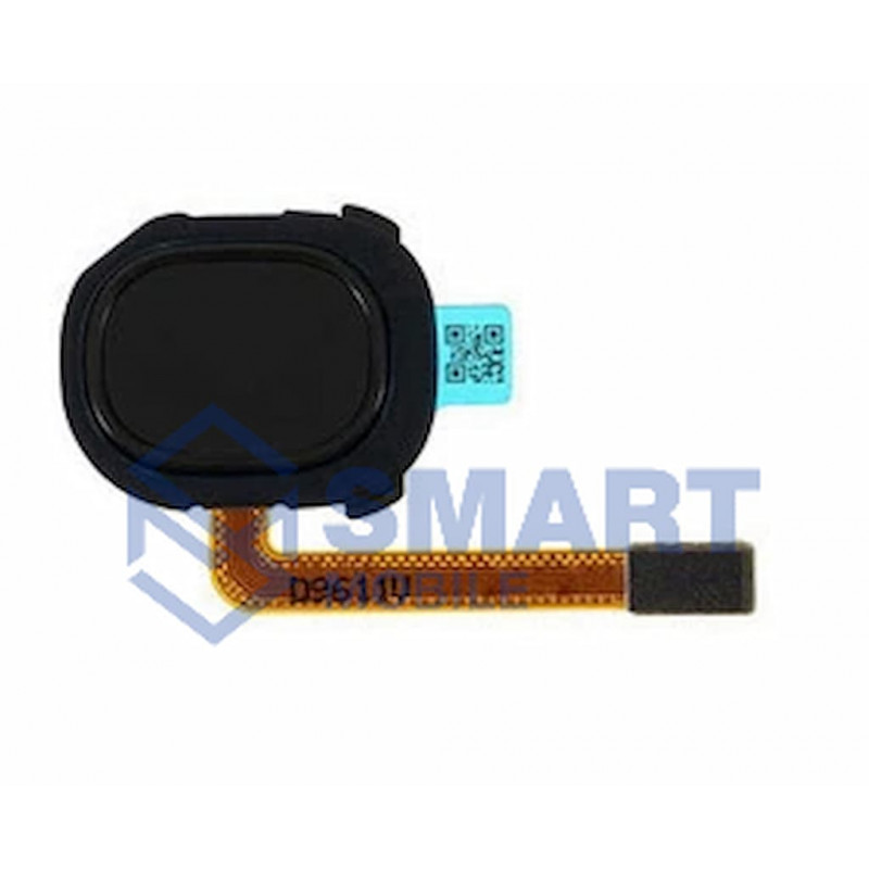 Шлейф для Samsung Galaxy A205F A20 + сканер отпечатка пальца (черный)