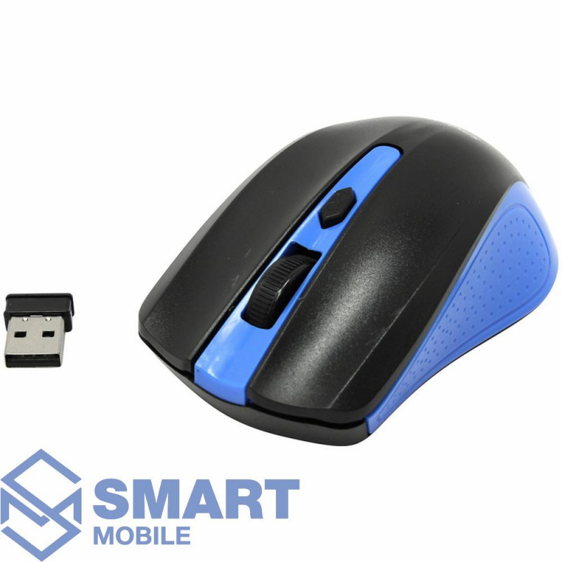 Мышь беспроводная SmartBuy One 352 (SBM-352AG-BK) (черный/синий)