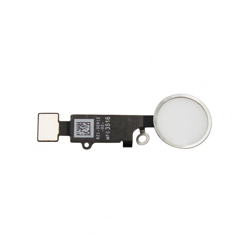 Шлейф для iPhone 7/7 Plus/8/8 Plus/SE (2020) + кнопка "Home" (сенсорная) (белый) Premium