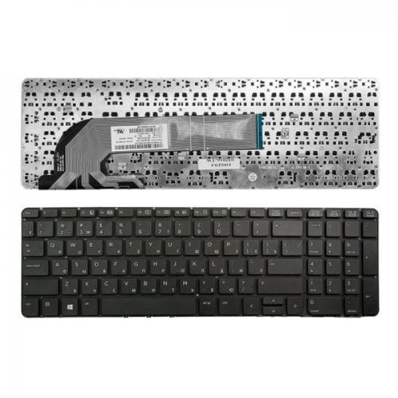 Клавиатура для ноутбука HP PROBOOK 450 G0, 450 G1, 455 G1, 470 G0, 470 G1. 90.4ZA07.L0R, SG-59300-XAA, 727682-251. Русифицированная. Черная. 