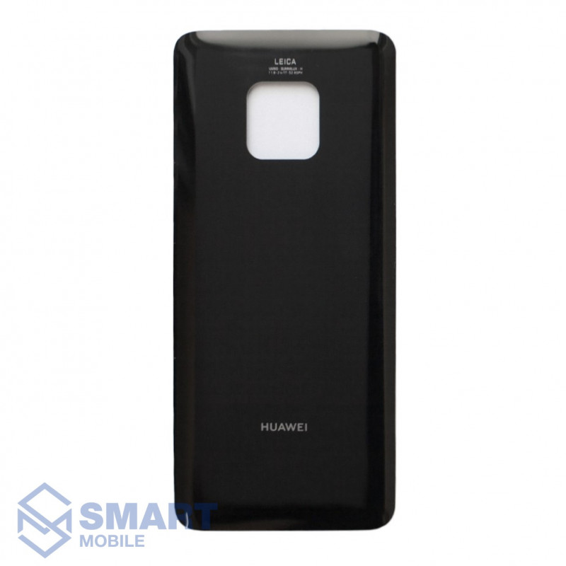Задняя крышка для Huawei P20 Lite/Nova 3E (черный) + стекло камеры Premium, незначительный дефект (дефект лкп)