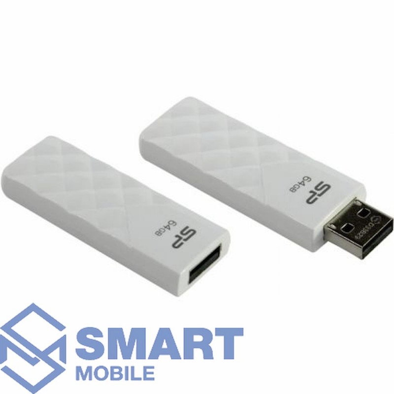 USB флеш-накопитель 64GB Silicon Power Ultima 03 USB 2.0 (белый) (SP064GBUF2U03V1W)