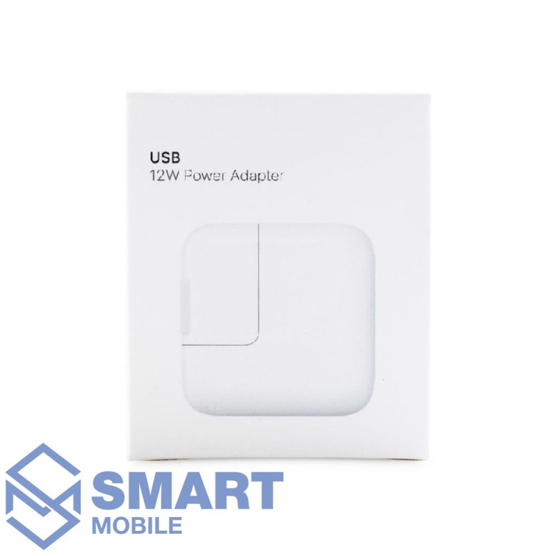 СЗУ с USB выходом для iPhone (2100 mAh) 12W (белый) (фабричный)