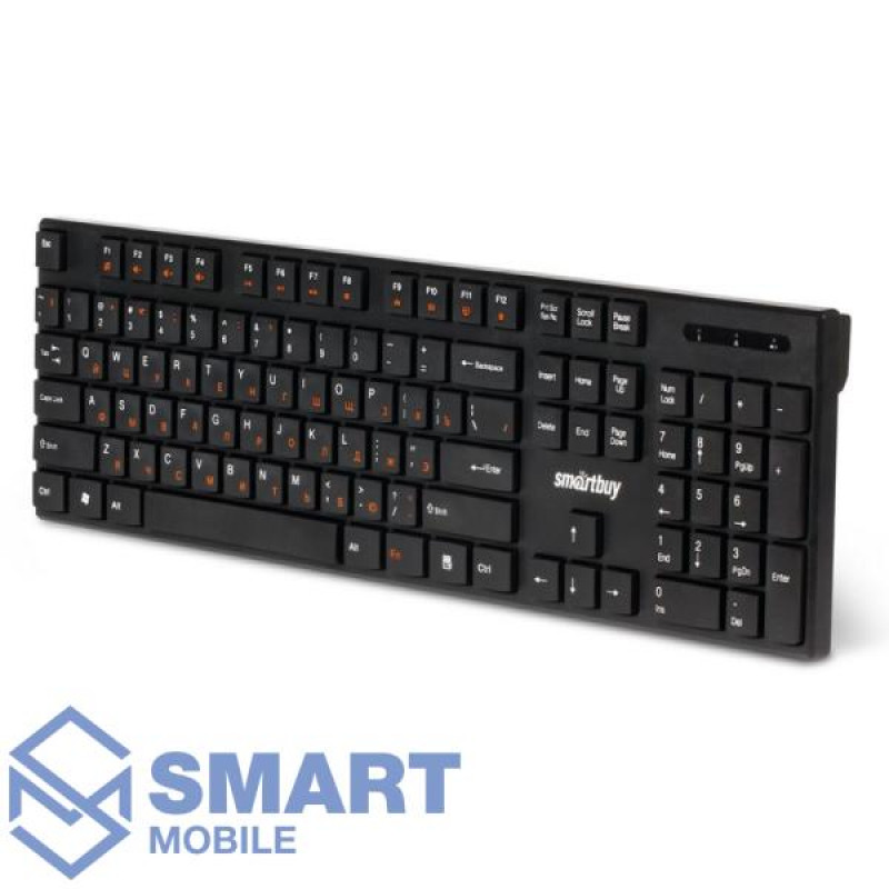 Клавиатура беспроводная SmartBuy One 238 USB (SBK-238AG-K) (черный)