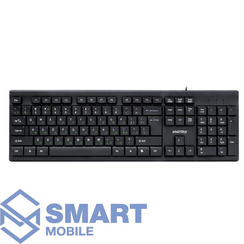 Клавиатура проводная SmartBuy One 114 USB (SBK-114U-K) (черный)