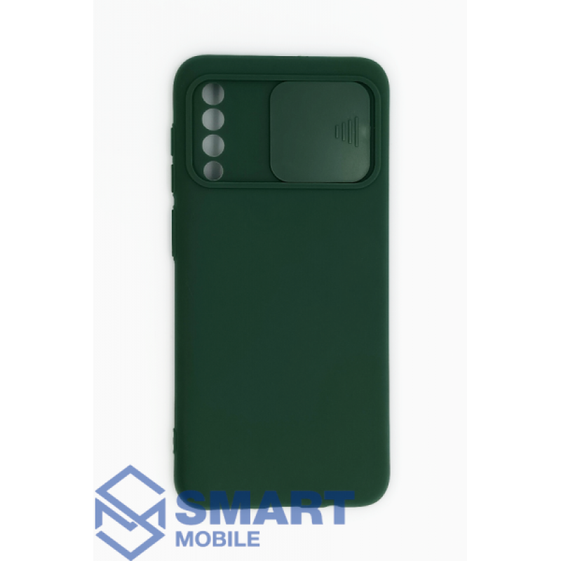 Чехол для Samsung Galaxy A505F A50/A307F A30s/A507F A50s силиконовый, с защитой камеры (зеленый)